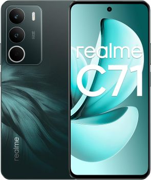 realme C71 Smartphone 4GB +256GB, Búho de Bosque, Pantalla de 6.67 Pulgadas, Refresco de 120Hz, Carga Rápida 45W, Batería de 6000mAh, Cámara de 50MP, Powerful 8 Core Processor,without charger