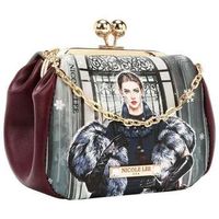 nicole lee bandolera mini bolso cruzado con cierre kiss lock moda snowflake para mujer