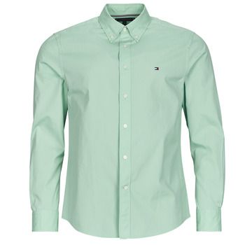 Tommy Hilfiger Camisa manga larga FLEX POPLIN SOLID RF SHIRT para hombre