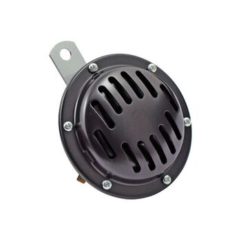 Claxon 12V Disco 100mm negro tono alto