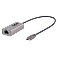 startechcom adaptador usb-c a ethernet - adaptador usb 30 de red ethernet gigabit 101001000 mbps - adaptador usb tipo c a rj45 ethernet - cable de 30cm incorporado - sin controladores