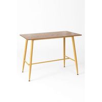 mesa yaguer 120 x 60 cm de madera lacada 103105105 cm - madera natural