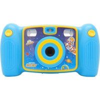 easypix kiddypix galaxy compact camera - blue  yellow blue