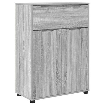 Gabinete De Baño Gris Sonoma 72,5 X 36,5 X 100 Cm Vidaxl