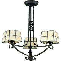 lampara de techo paris 3xg9 al55xd55cm cristal marron