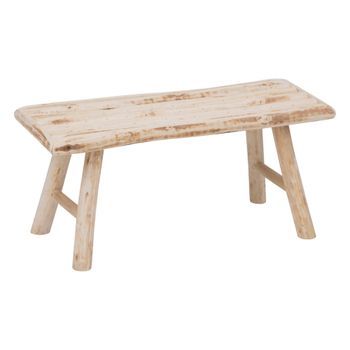 Banco De Madera Woody 70x26x31 Cm