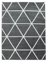 alfombra moderna bella antracita 60x100 cm