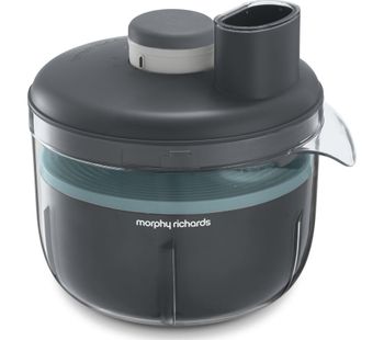 MORPHY RICHARDS MR401014 Prep Star Food Processor - Grey, Grey
