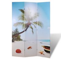 biombo divisor plegable 120x170 cm playa vidaxl