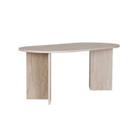 mesa de comedor ovalada jacklyn travertino