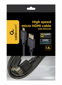 CABLE HDMI GEMBIRD HDMI A HDMI MICRO 1,8M