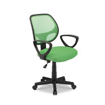Silla De Oficina Ipolist Tela De Malla Verde, Ideal Para Una Oficina Cómoda Y Moderna