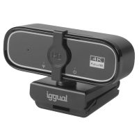 webcam iggual usb 4k uhd wc3840 business pro view 8mp enfoque auto cancelacion ruido