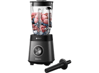 batidora de vaso - philips hr304000 1200 w 2 l cuchillas problend plus limpieza automatica negro acero inoxidable