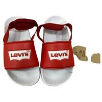 levis chanclas pool mini rojo para nina