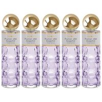 pack de 5 eau de parfum mujer saphir furor 200ml