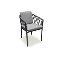 sillon de jardin de aluminio y cuerda