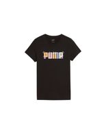 camiseta puma essential graphic negro mujer