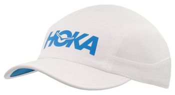 Hoka run cap blanco