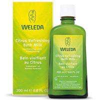 weleda citrus refreshing bath milk 200ml
