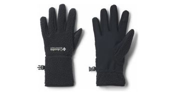Guantes de forro polar columbia helvetia ii para mujer negro