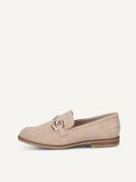 caprice slipper beige made of leather with block heel size 37