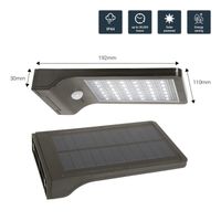 solar led motion sensor security light