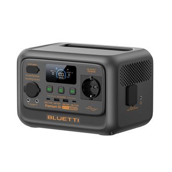 Estación De Energía Portátil Bluetti Premium 30 V2, 320 Wh, 600 W