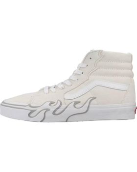 de VANS OFF THE WALL ZAPATILLAS HOMBRE VANS MODELO SK8-HI FLAME COLOR BLANCO WHIT WHITE