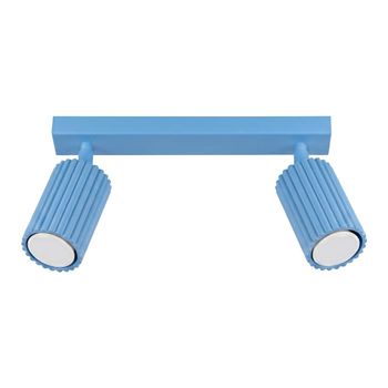Plafone azul claro aluminio alt. 16.5 cm