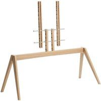vogels next op2 1330 mm tv stand with bracket - light oak