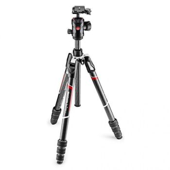 Manfrotto Befree GT Trípode de Viaje de Fibra de Carbono con Rótula de Bola