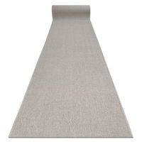 alfombra de pasillo casablanca loom plata lazo suave interior y exte 100x830 cm