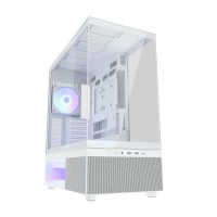 caja pc cougar cfv220 rgb midi tower blanco atx vidrio