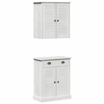 Juego De Muebles De Baño Vigo 2 Uds. Y Antiguo Vidaxl