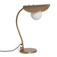 lampara de mesa metal bratonci dorado