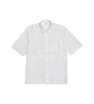 C.P. Company para hombre. 18CMSH249A005328G Camisa Bolsillo blanco (M), Casual, Algodón, Manga corta