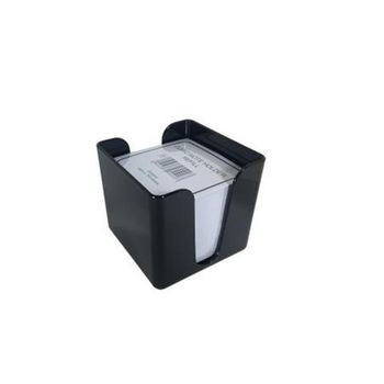 Value Deflecto Cubic Note Block and Holder Black
