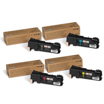 Original Multipack Xerox WorkCentre 6505 Printer Toner Cartridges (4 Pack) -106R01597