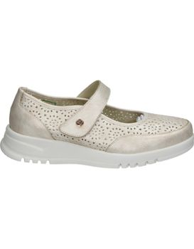 Zapato Mercedita Pitillos 20300 Dorado Para Señora 38