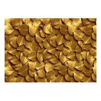 papel pintado 3d - hojas de oro 400x280 cm