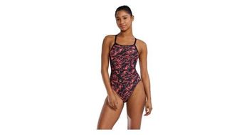 Traje de bano tyr durafast elite diamondfit   energia rojo  mujer