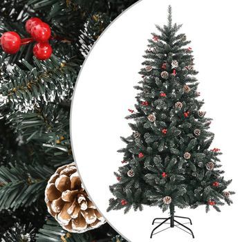 Árbol De Navidad Artificial Con Soporte Pvc Verde 150 Cm Vidaxl