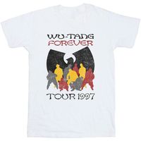 wu-tang clan camiseta manga larga forever tour 97 para mujer