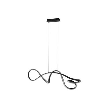 Lámpara de techo de aluminio negro
