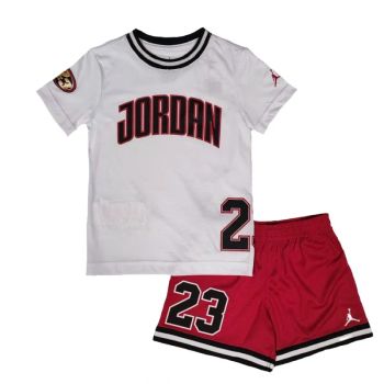 Equipacion Jordan Mesh Play Off roja niño