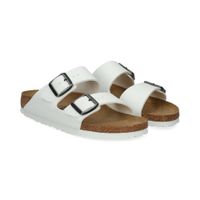 birkenstock sandalias planas mujer - blanco talla 36n