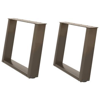 Patas Para Mesa，pierna De Mesa De Centro En Forma De U 2 Uds Antracita Acero