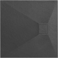 plato de ducha rea magnum black 90x90