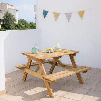 Mesa Picnic Infantil 90x90x56 Cm Nortene